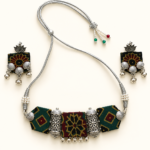 Rustic Boho Jewelry Set Display