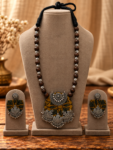 Boho Tribal Necklace and Earrings Display