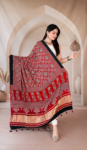 Elegant Ajrakh Dupatta Fashion Portrait-2