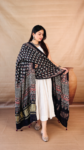 Elegant Ajrakh Dupatta Fashion Portrait