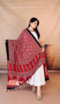 Elegant Ajrakh Dupatta Fashion Portrait-2