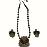 Boho Tribal Necklace and Earrings Display
