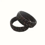 Handcrafted Fabric Bangles and Carved Jewelry Box