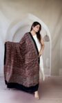 brown-ajrakh-modal silk-dupatta-floral-bouquet-buti-1