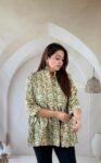 cream-ajrakh-cotton-peplum-kurti-mandarin-collar-1