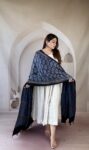 indigo-ajrakh-modal silk-dupatta-floral-buti-1