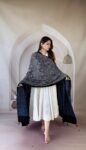 indigo-ajrakh-modal silk-dupatta-grand-medallion-1