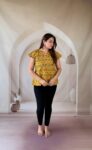 mustard-ajrakh-cotton-short-kurti-flutter-sleeve-3
